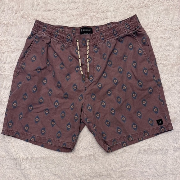 Vintage Other - Zanerobe Vintage Retro inspired Print Board Shorts Size 34 6 inch inseam